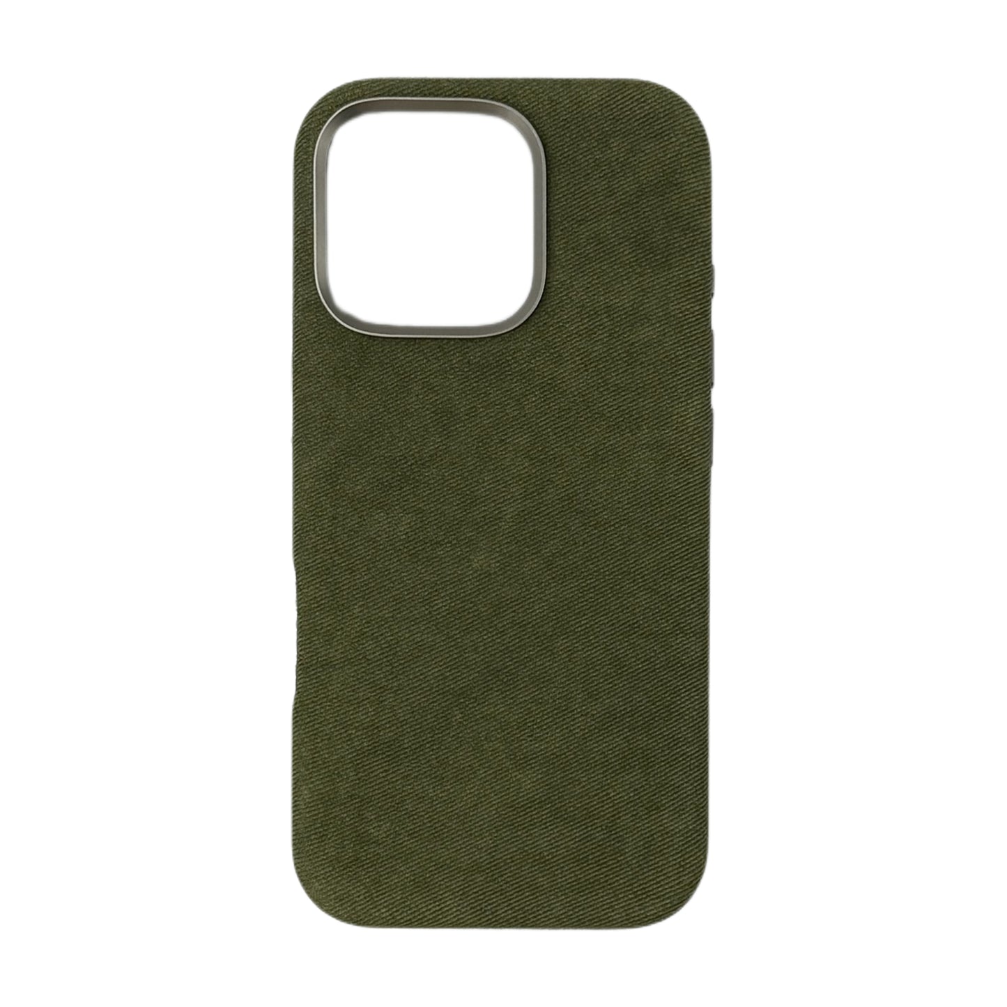 Green Denim iPhone Case with MagSafe Compatibility